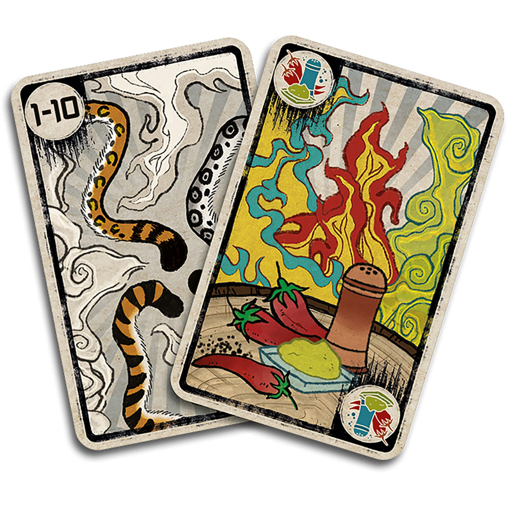 Spicy deck features 40 unique artworks across the cards.