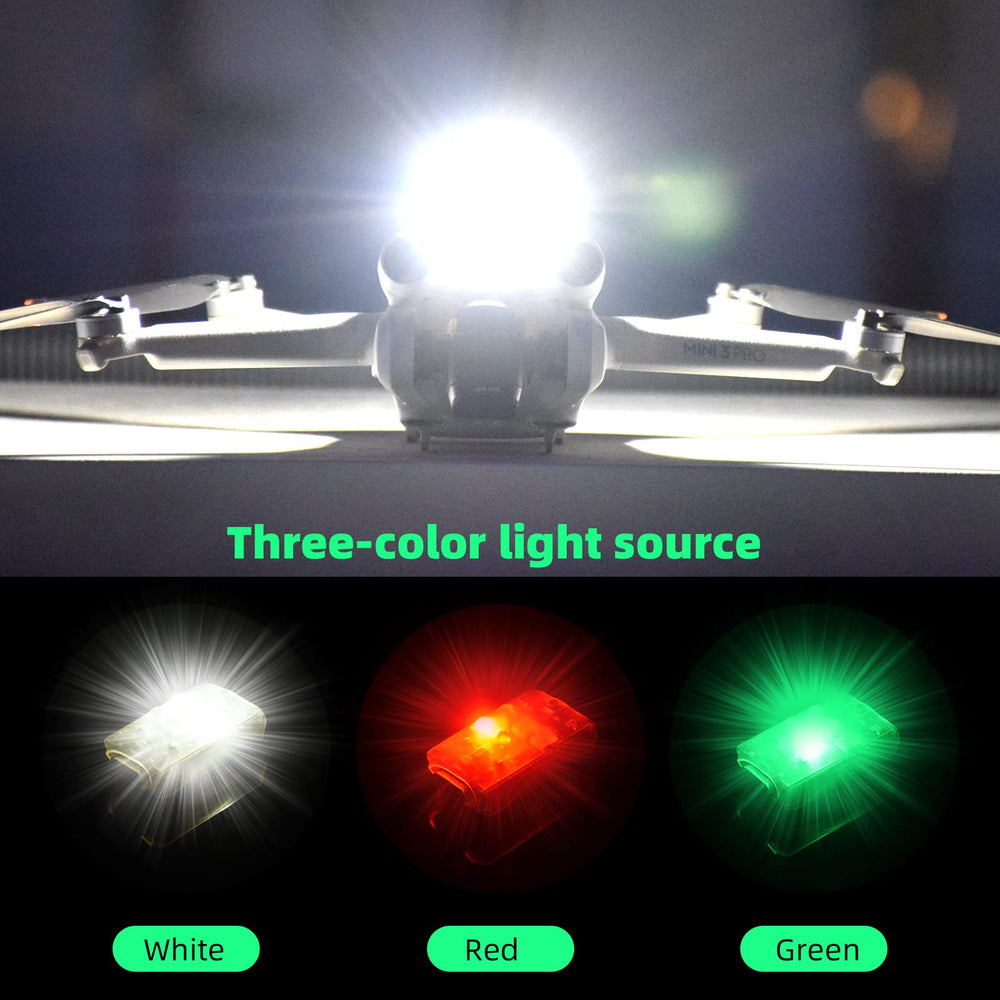 HeiyRC strobe with loop mount for versatile attachment to most drones.