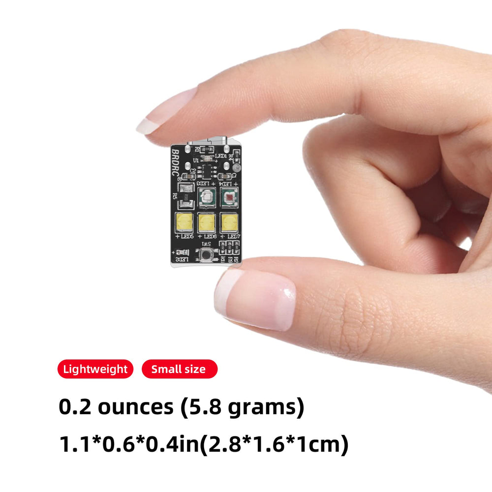 HeiyRC mini drone strobe light, USB charging, easy to power from any port.