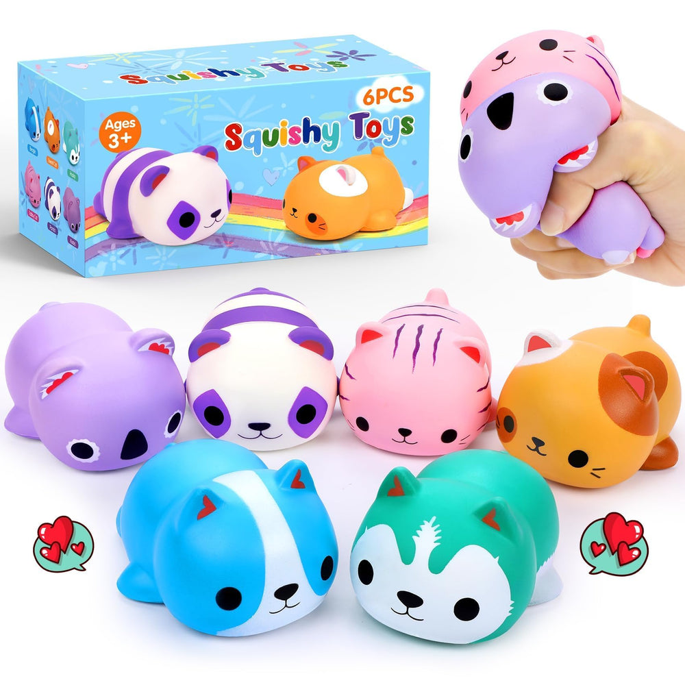 Hekaty panda squishy by the brand, slow-rise stress relief for kids and adults.