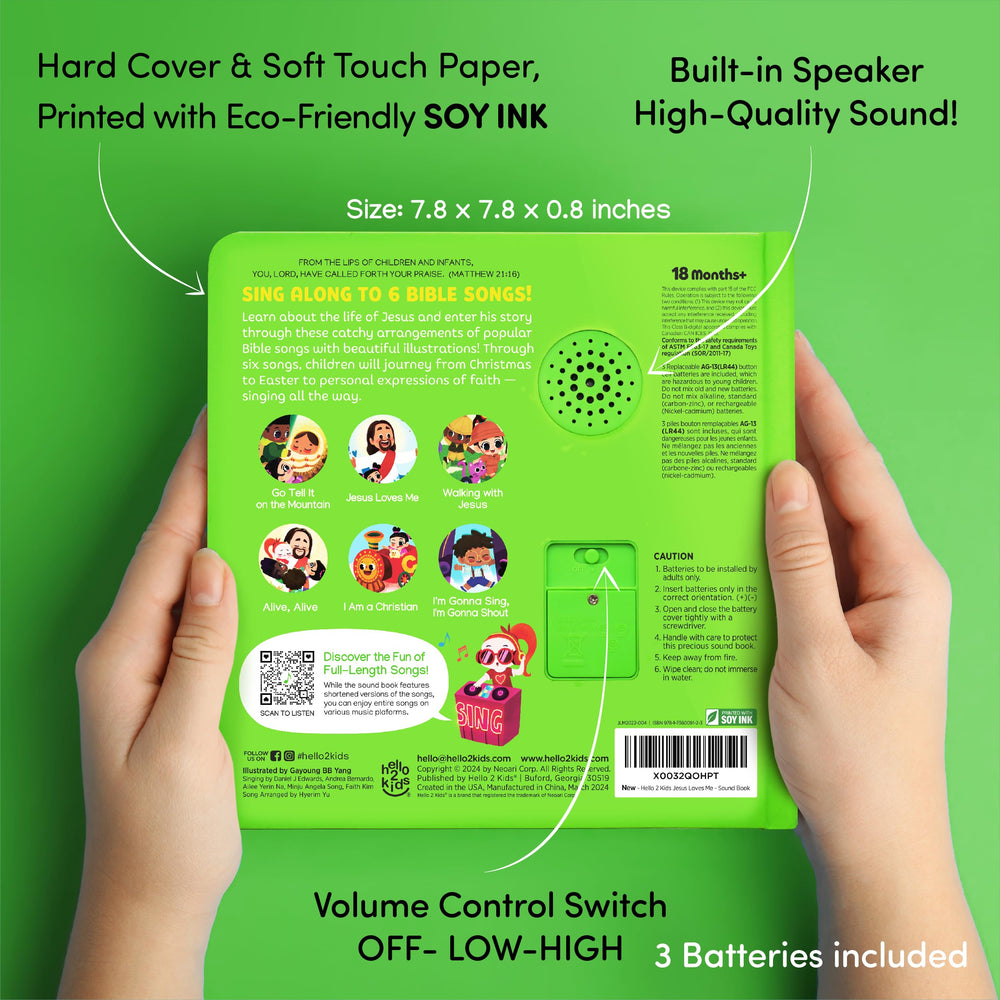 Hello 2 Kids durable board book designed for toddlers and car trips.