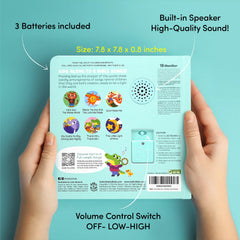 Hello 2 Kids soft-touch board pages resist wear during busy family moments.
