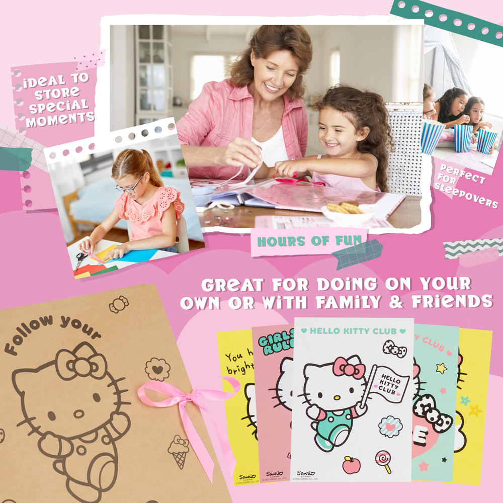 Hello Kitty glitter glue adds sparkle to scrapbooks.