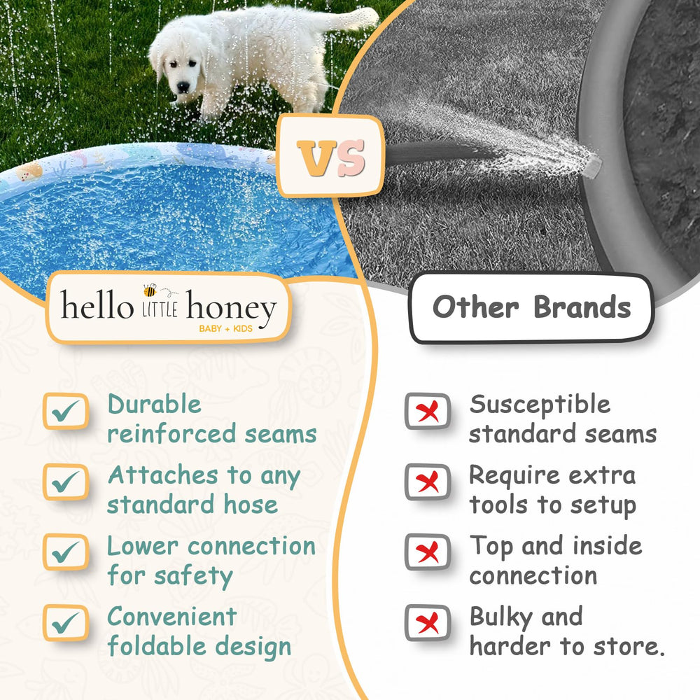 Hello Little Honey foldable design folds flat for tidy storage after play.