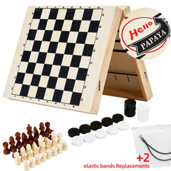 HELLO PAPAYA wooden game frame smooth glide and durable build