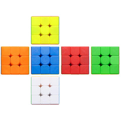 HELLOCUBE 3x3x3 stickerless cube with smooth rotation.