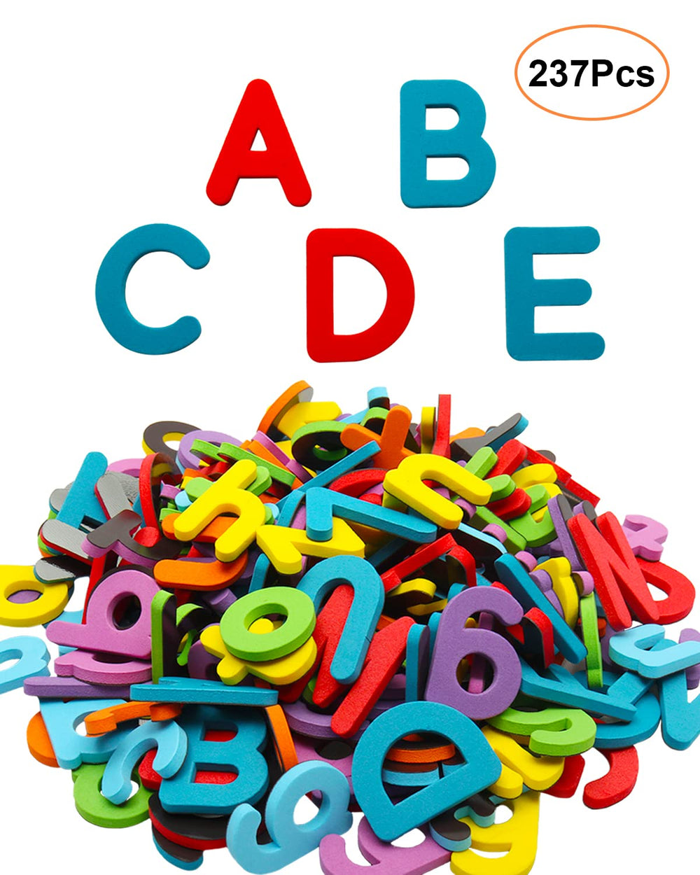HELLOCUBE bright coloured uppercase and lowercase letters catch attention