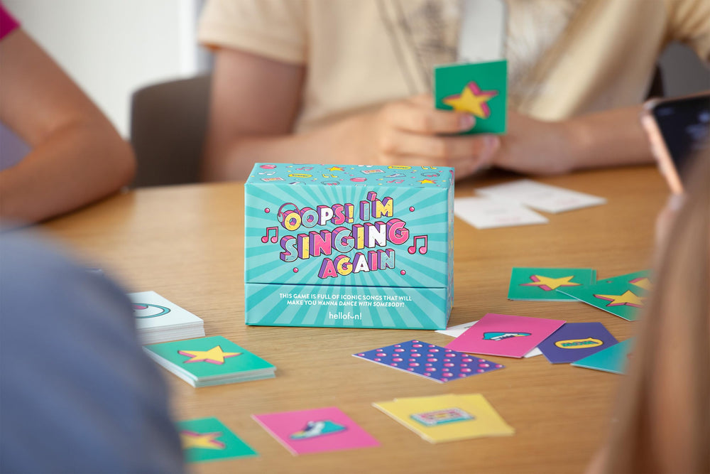 Hellofun! Oops I'm Singing Again! dance moves round boosts fun and movement.