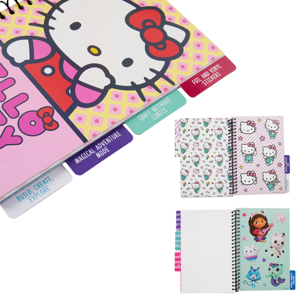 Hello Kitty five collector sheets add artwork for keepsakes and gifts