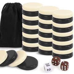 Hellpnoom ceramic checkers pieces close-up with smooth finish for lasting play