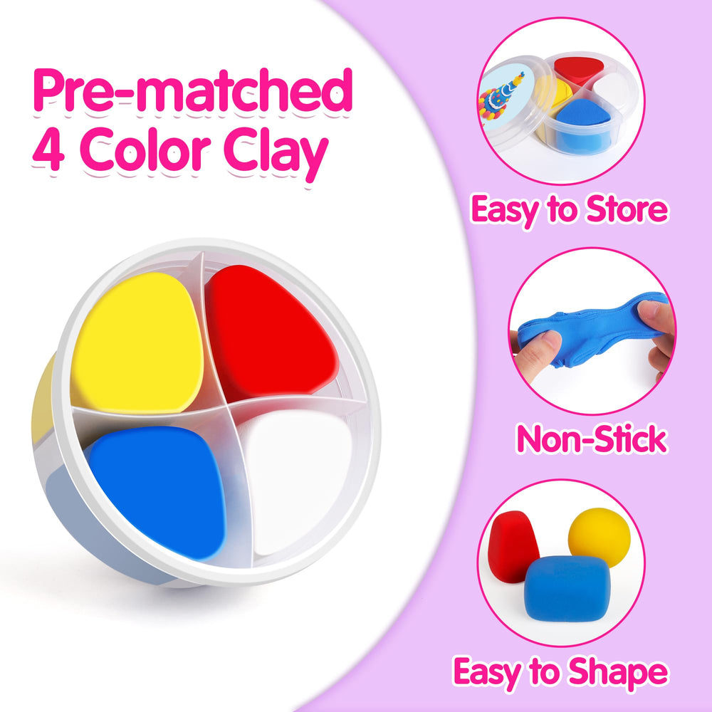 Helsort air-dry clay is kid-safe and non-toxic for home use
