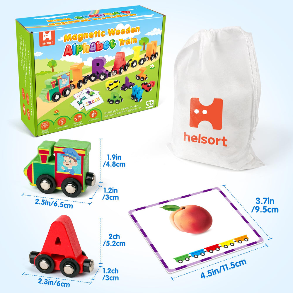 Helsort Colorful trains and flashcards spark playful learning.