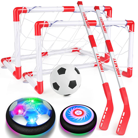 Helsort Hover Soccer Ball with LED lights for indoor, smooth-surface play.
