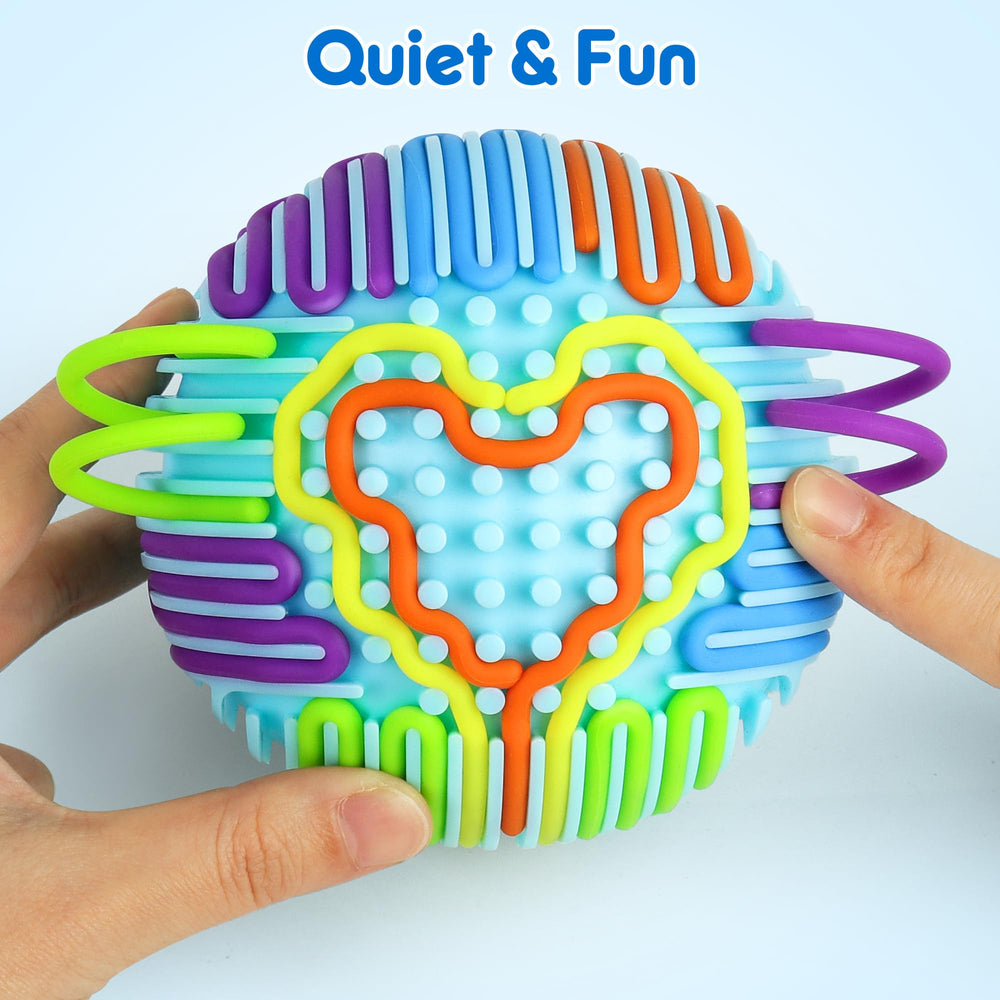 Helsort sensory ball during car ride offers travel-friendly focus and distraction relief