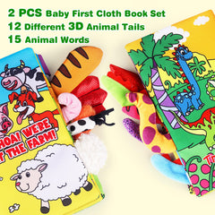 Helsort farm-themed pages invite tactile exploration and color recognition.