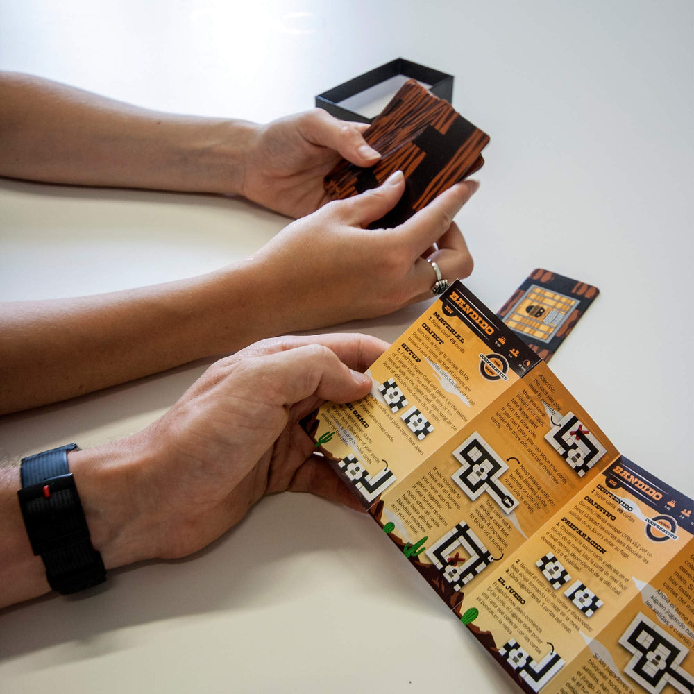Helvetiq Bandido card artwork enhances family-friendly play