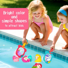 Hely Cancy floating bath toys stay on water surface for play.