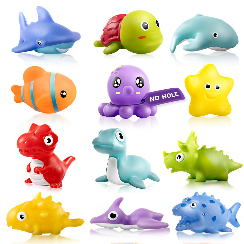 Hely Cancy infant bath toy with no-hole animal design for safe tub play.