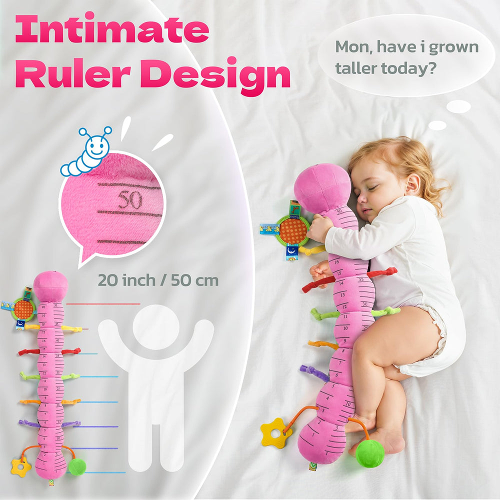 HEMRLY caterpillar baby mirror image to spark curiosity during tummy time.