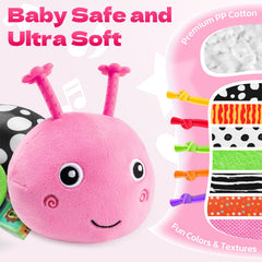 HEMRLY caterpillar musical plush image, a cuddly toy that plays a lullaby.
