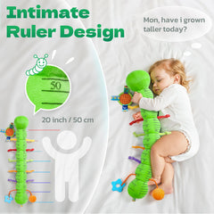 HEMRLY soft caterpillar rattle promotes hand eye coordination and play