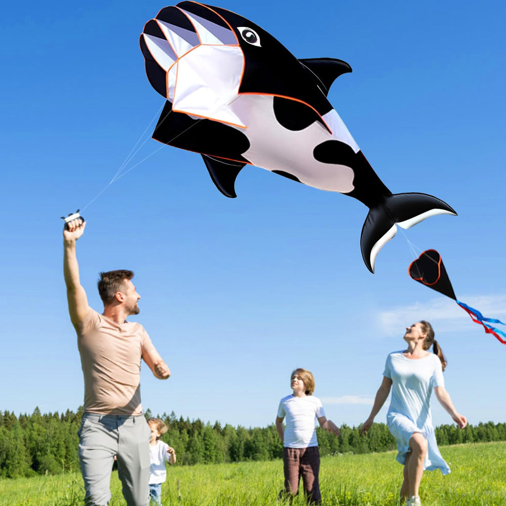 HENGDA KITE complete package includes handle and line for quick setup