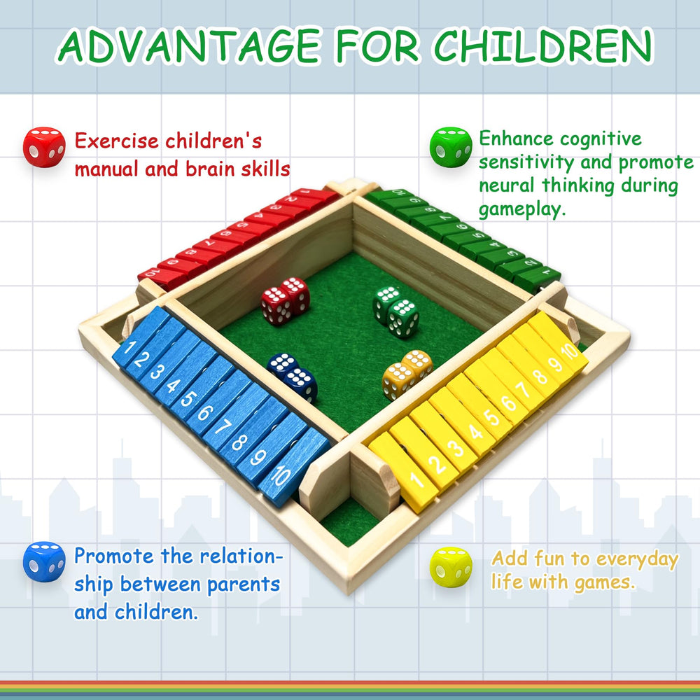 hennaed shut the box game classroom-use image emphasizes engaging math warmups and group activities.