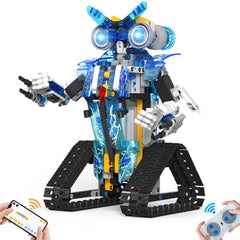 Henoda robot building blocks assembly with transparent pieces for learning