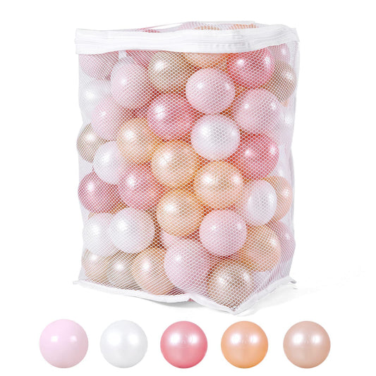 Heopeis 2.2 inch ball pit balls, 100-piece set for toddlers.