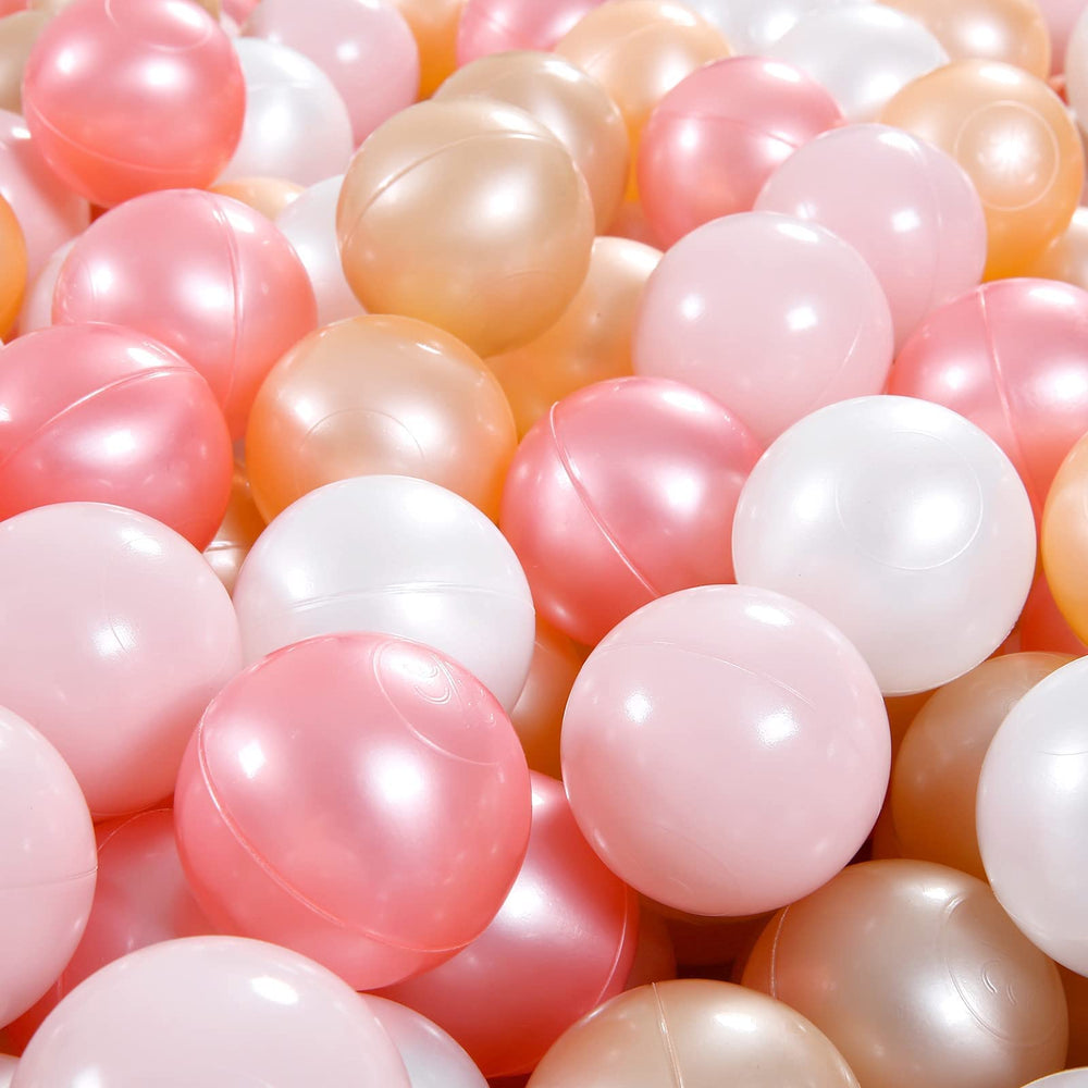 Close-up of pearl ocean color variety in Heopeis balls.