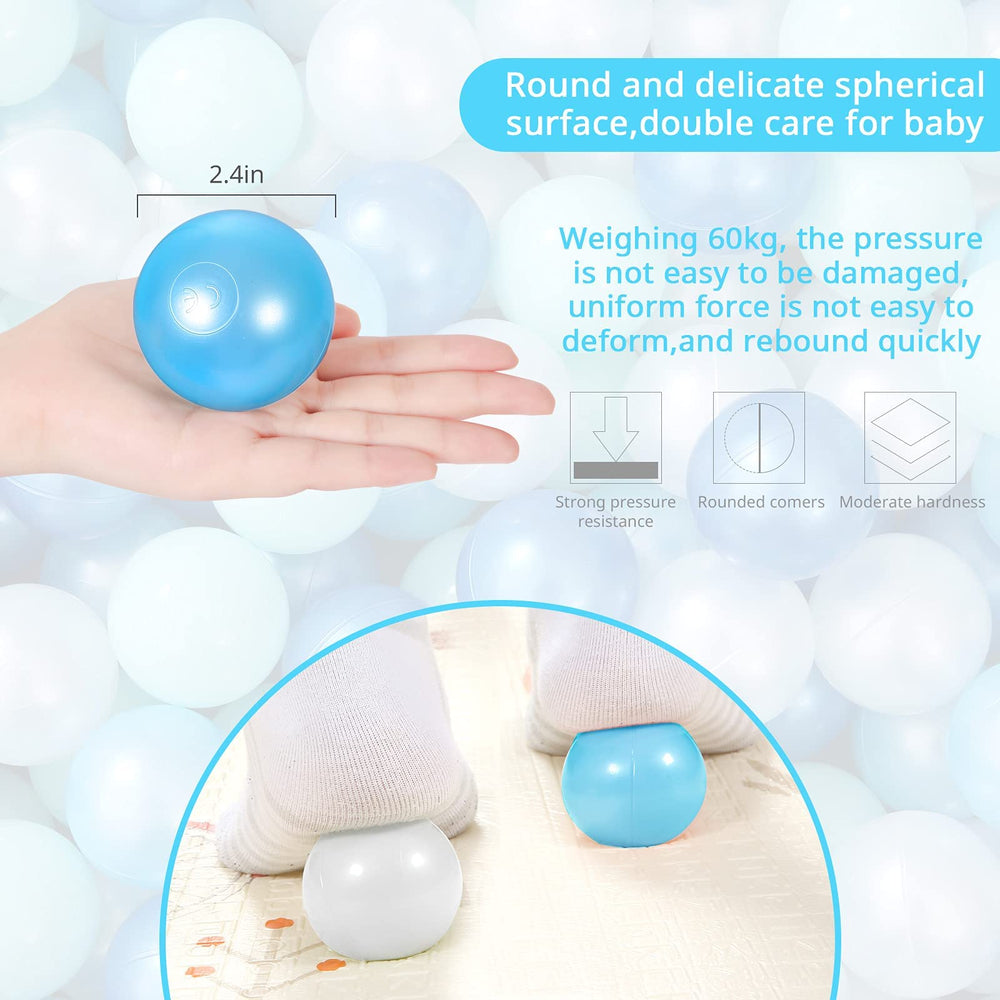 Heopeis pit balls durable 2.2-inch size withstands gentle throws.
