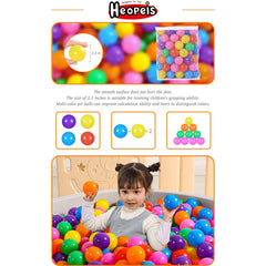 Heopeis safe-for-bath toy use with colorful balls for water fun.