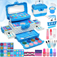 HERAPFANN kids makeup kit box open for imaginative play and color exploration