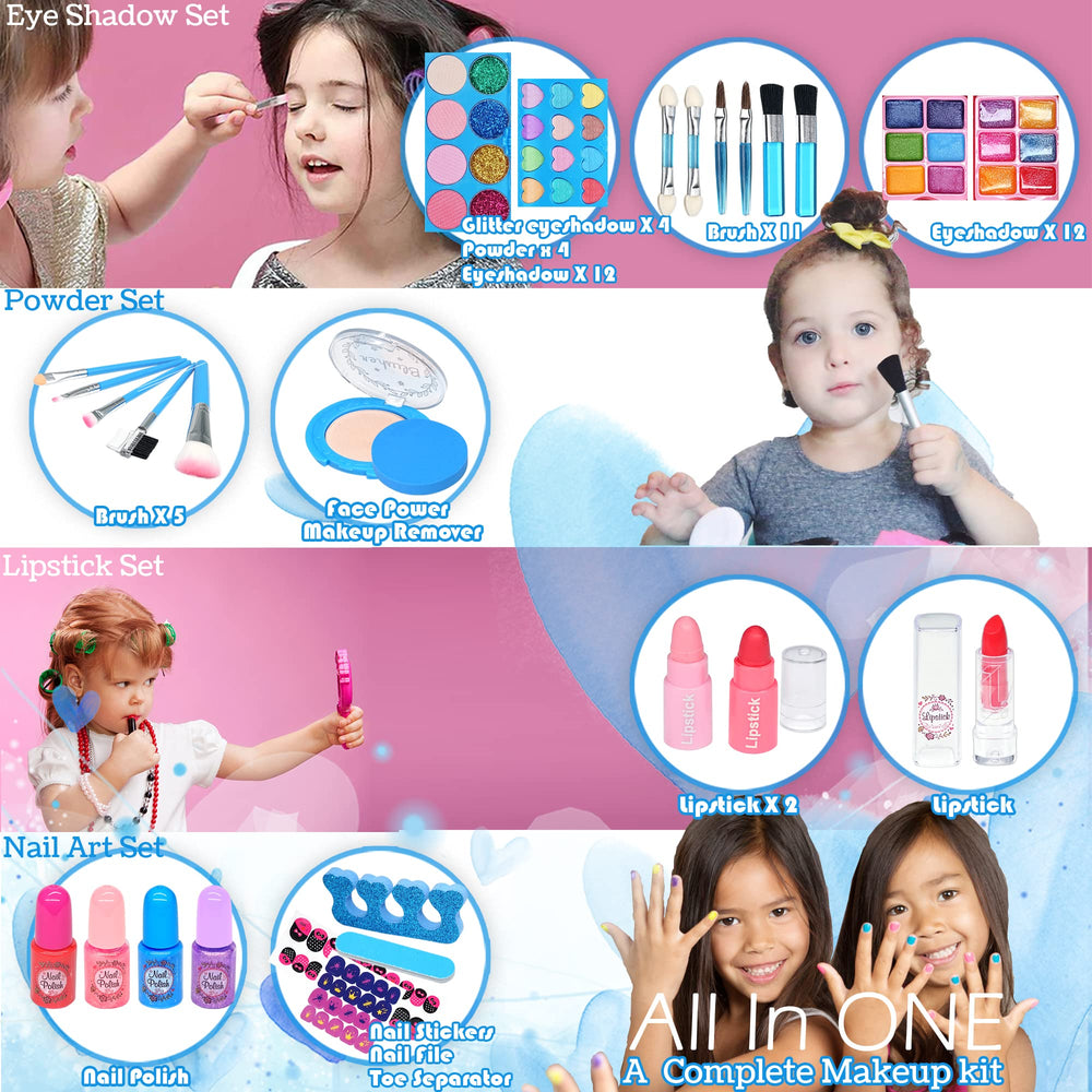 HERAPFANN makeup brush set designed for small hands and easy blending