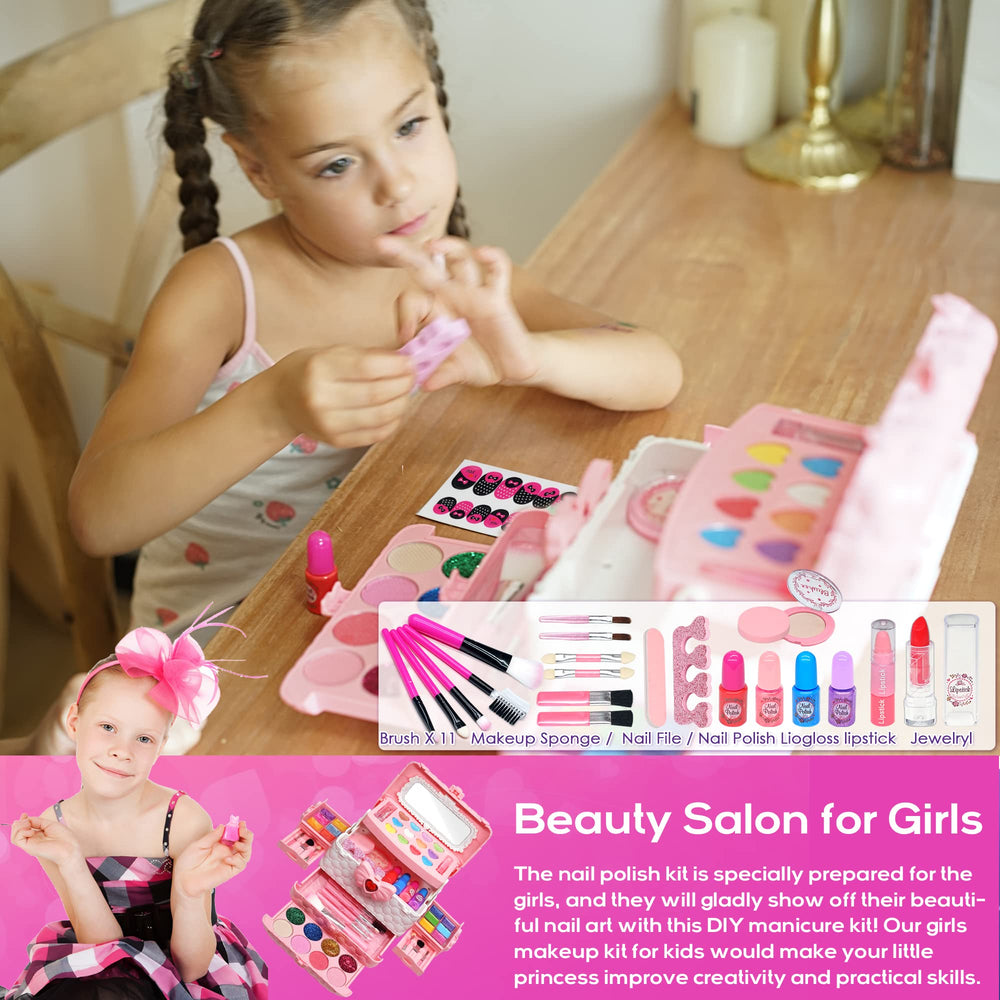 HERAPFANN nail polishes and file set for fun nail art practice.