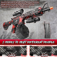 Herisona anti-jam motor system enables smooth firing during lengthy sessions.