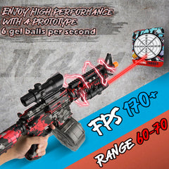 Herisona gel-balls-60000-capacity ensures continuous play.
