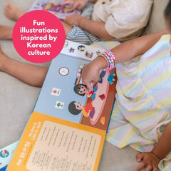 Heritage Kids Press cultural-awareness scenes spark curiosity about Korean traditions.