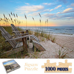 Heritage Puzzle Peter Doran Coastal Sunrise image, vivid colors for display after completion.