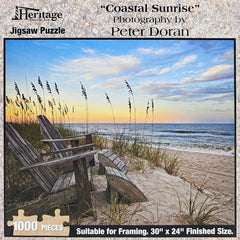 Heritage Puzzle Sandy Shore Seascape image ideal for mindful evenings.