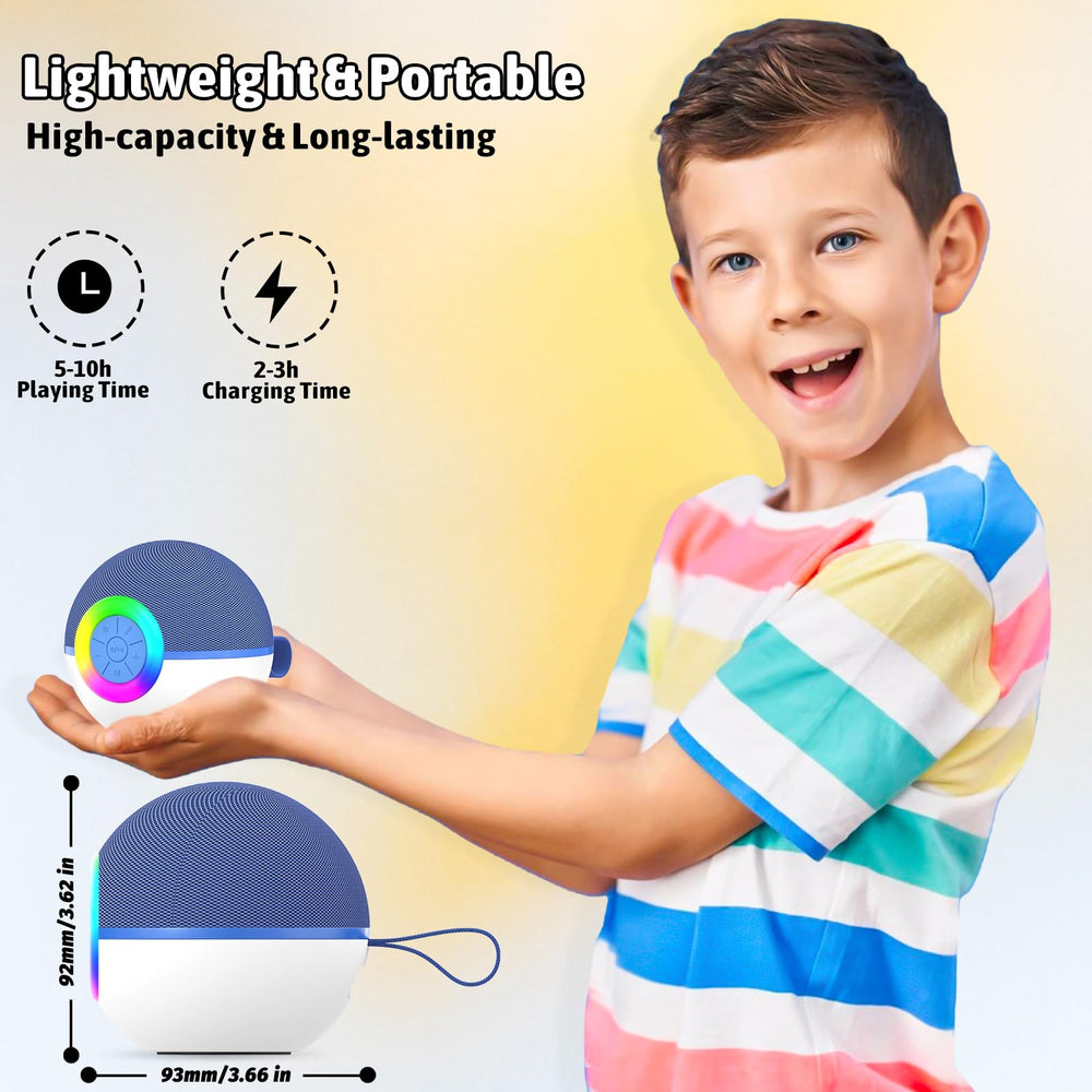 Heroange Karaoke Microphone Machine blue Bluetooth pairing for easy wireless connections.