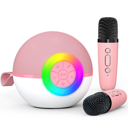 Heroange Karaoke Microphone Pink packaging ready for gifting and display