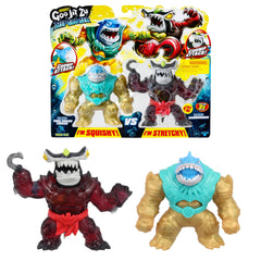 Heroes of Goo Jit Zu Tidal Smash Thrash fig with super squishy gel filling for tactile play