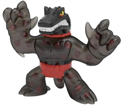 Heroes of Goo Jit Zu Shredz Spinosaurus pose highlights squishy texture for tactile play