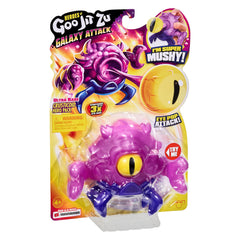Goo Jit Zu Crusticoid's eye pop attack feature adds a dramatic moment during playtime.