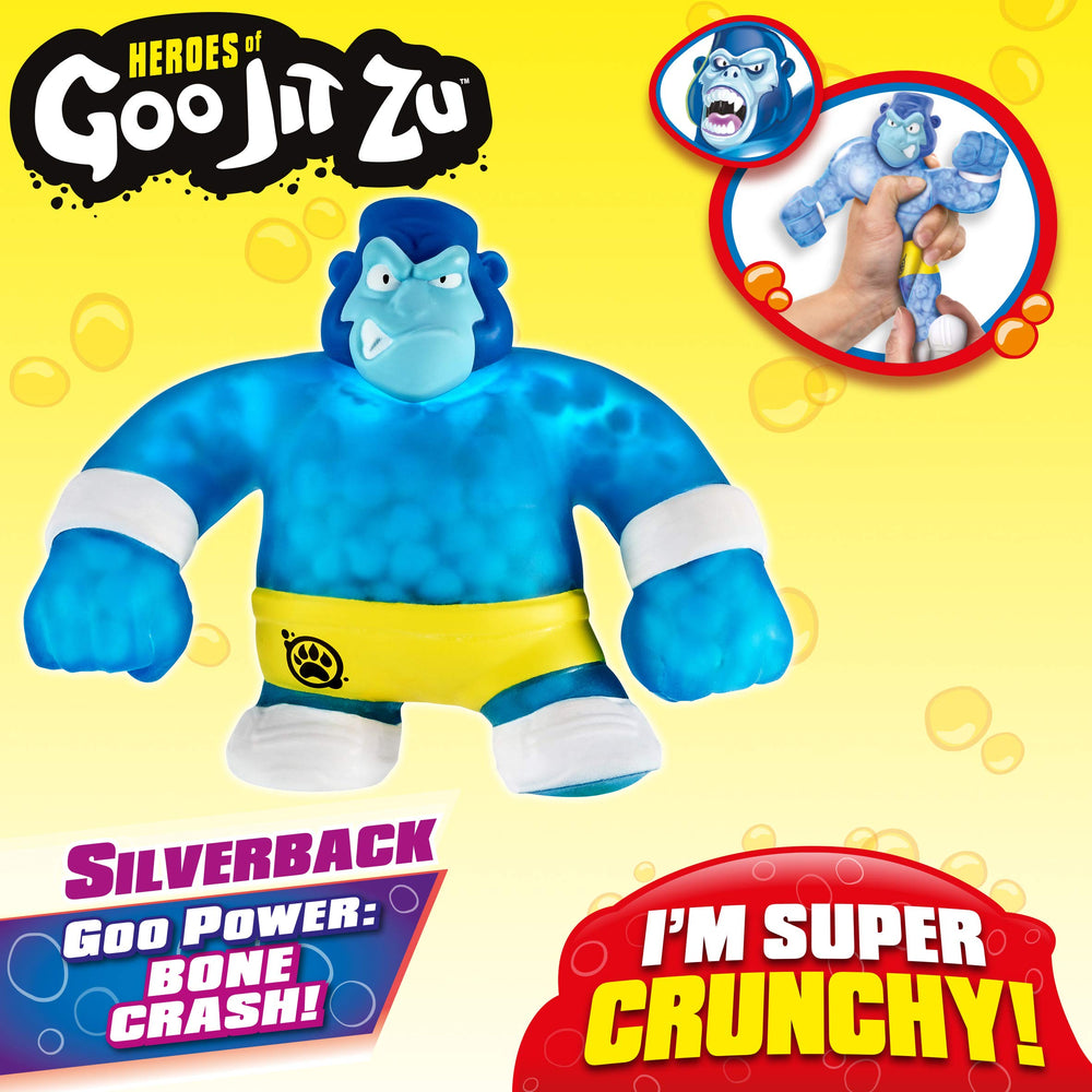 Silverback gorilla showcases crunchy texture for durable, tactile sessions.
