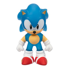 Heroes of Goo Jit Zu Speed Surge Sonic figure stretched for flexible, mess-free play.