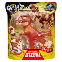 Heroes of Goo Jit Zu Supagoo T Rex with bone filled goo inside for tactile squish