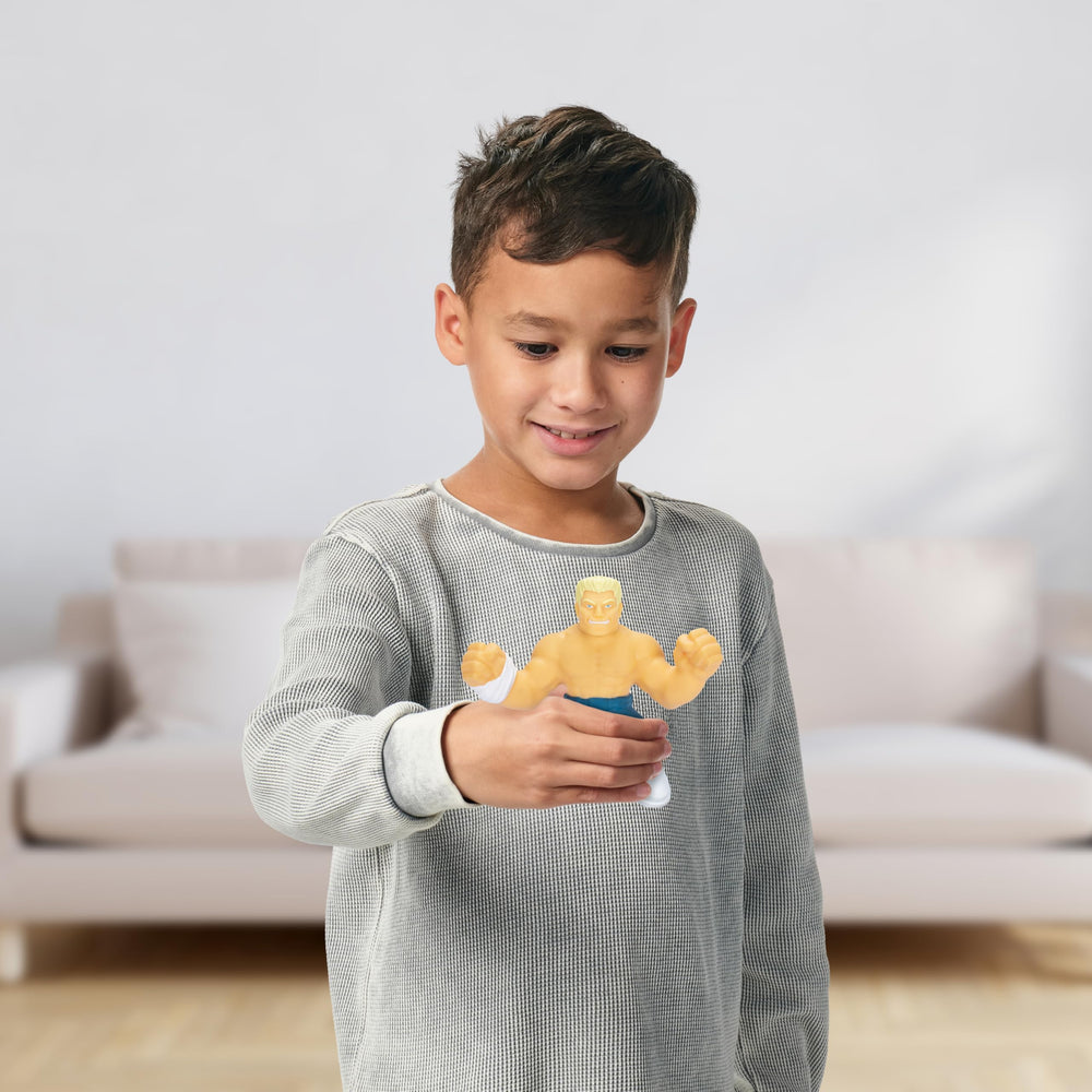No-mess design supports easy squeezing and stretching for kids