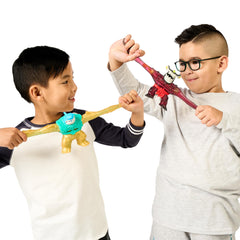 Kids can squish and stretch Heroes of Goo Jit Zu figures up to triple size